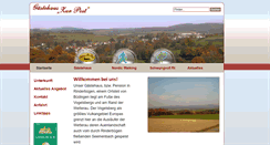 Desktop Screenshot of gaestehaus-zur-post.de